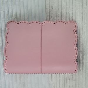 Sunday Leathercraft B6 scalloped traveler's notebook pink